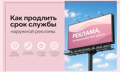 Как продлить срок службы наружной рекламы в Ржеве