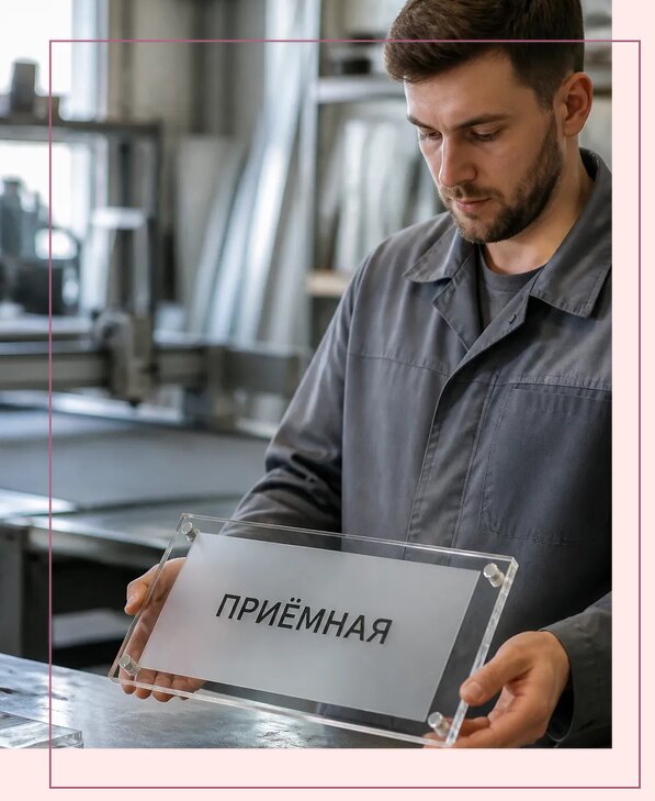 Таблички из оргстекла на заказ в Ржеве от 4009 р. | Аванза-Ржв