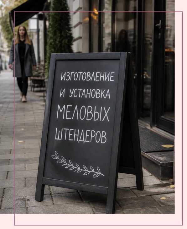 Меловые штендеры в Ржеве по цене от 6681 р. | Аванза-Ржв